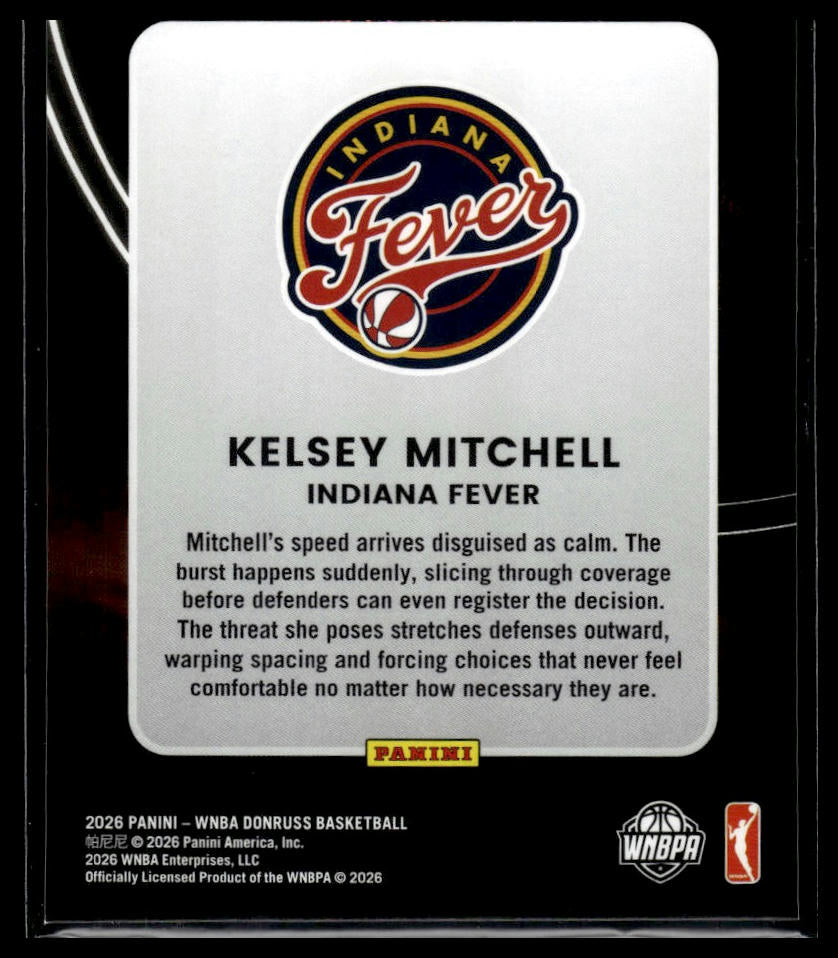 2026 Panini WNBA Donruss Kelsey Mitchell League Leaders