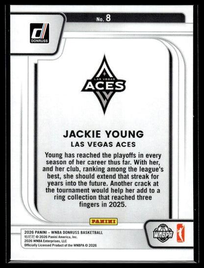 2026 Panini WNBA Donruss Jackie Young Franchise Features
