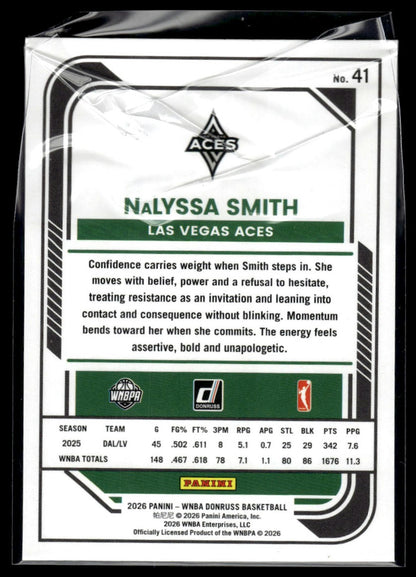 2026 Panini WNBA Donruss NaLyssa Smith WNBA Logo