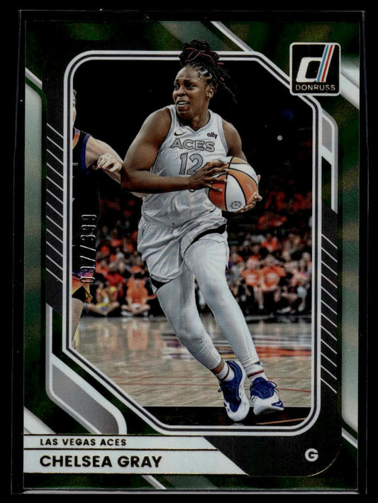 2026 Panini WNBA Donruss Chelsea Gray Green Laser #/399