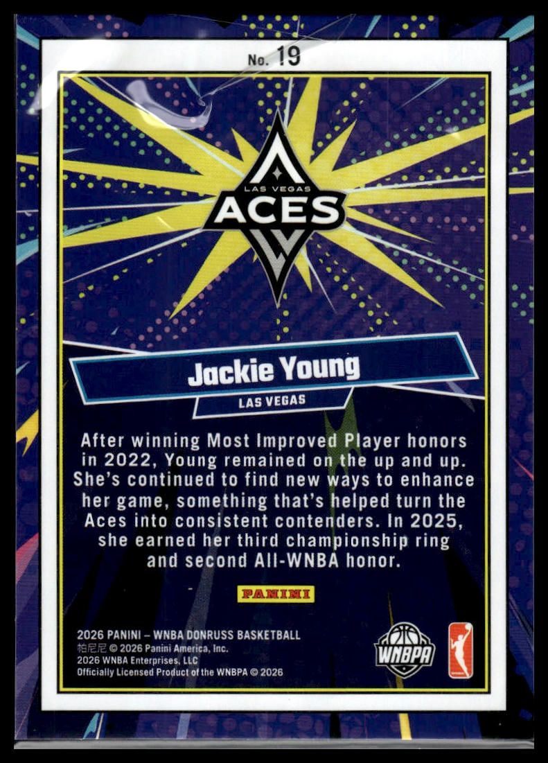 2026 Panini WNBA Donruss Jackie Young Net Marvels