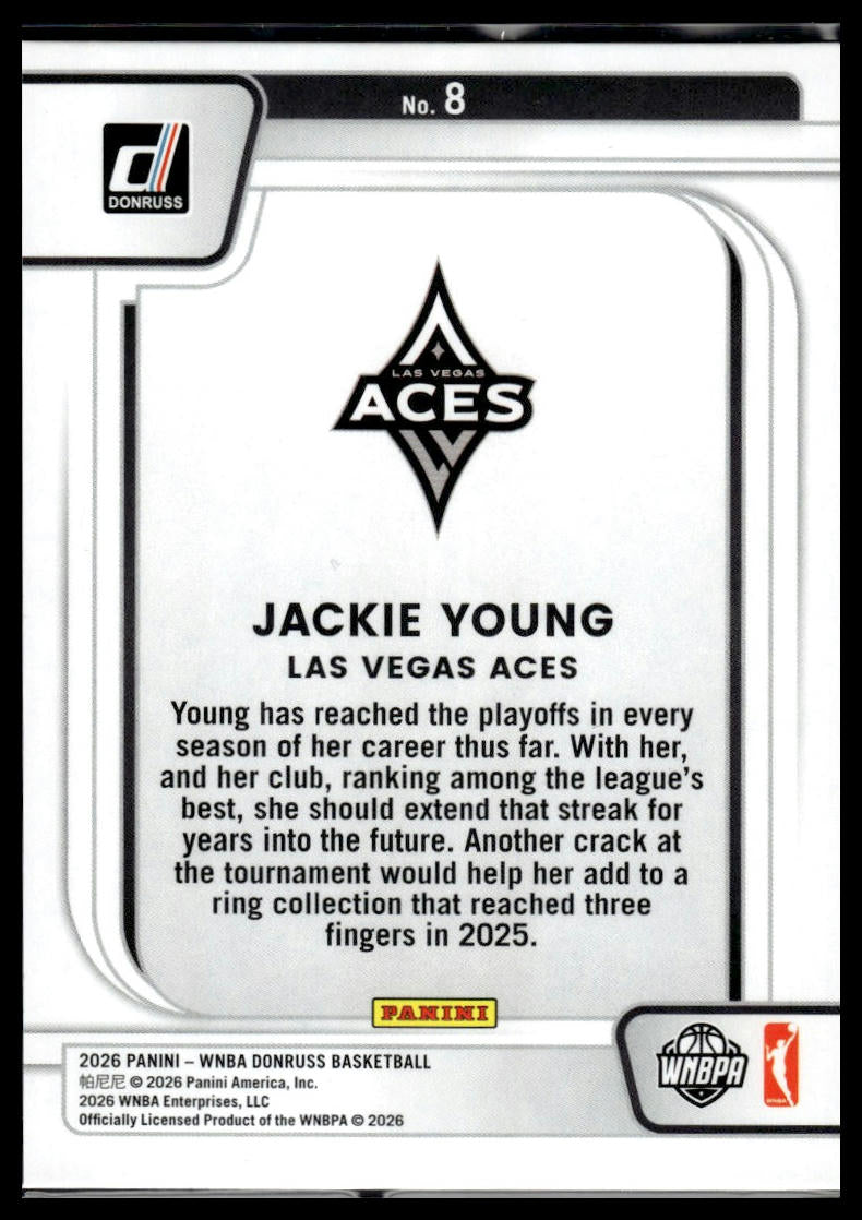 2026 Panini WNBA Donruss Jackie Young Franchise Features