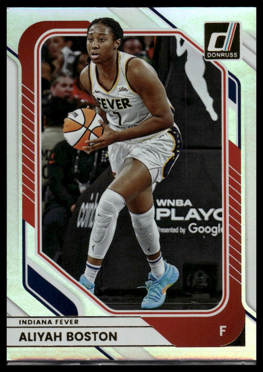 2026 Panini WNBA Donruss Aliyah Boston Silver Holo