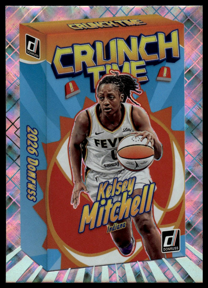 2026 Panini WNBA Donruss Kelsey Mitchell Diamond Crunch Time