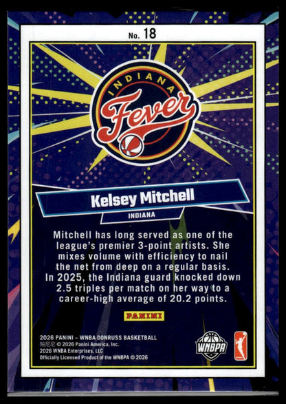2026 Panini WNBA Donruss Kelsey Mitchell Net Marvels