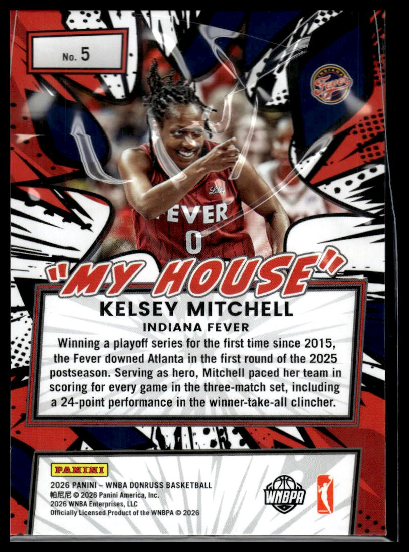 2026 Panini WNBA Donruss Kelsey Mitchell My House