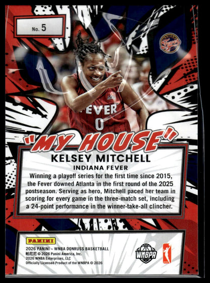 2026 Panini WNBA Donruss Kelsey Mitchell My House