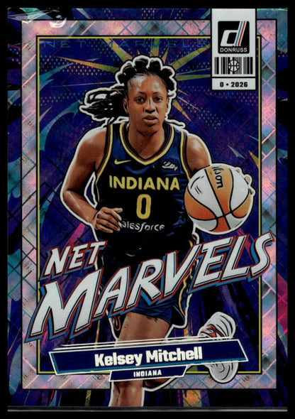 2026 Panini WNBA Donruss Kelsey Mitchell Diamond Net Marvels