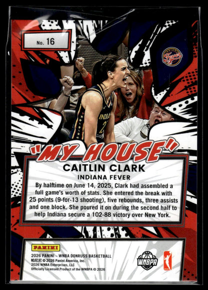 2026 Panini WNBA Donruss Caitlin Clark Diamond My House