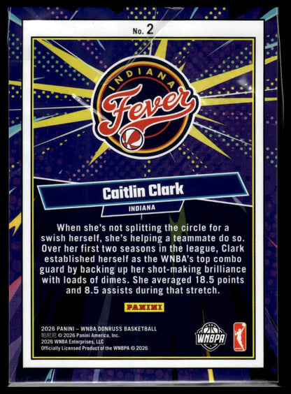 2026 Panini WNBA Donruss Caitlin Clark Diamond Net Marvels