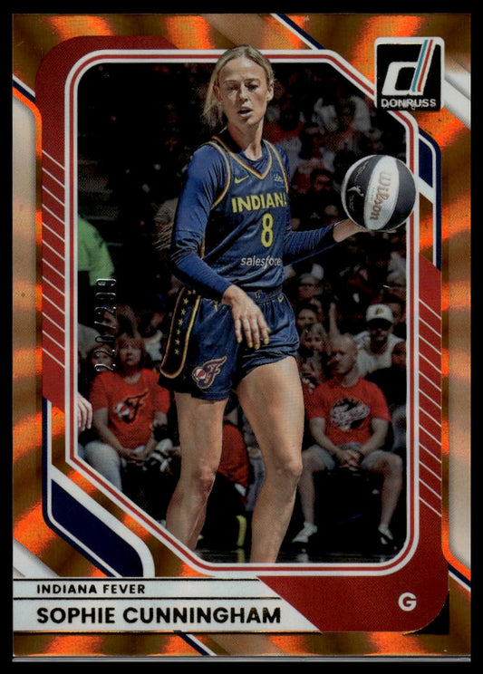 2026 Panini WNBA Donruss Sophie Cunningham Orange Laser #/299