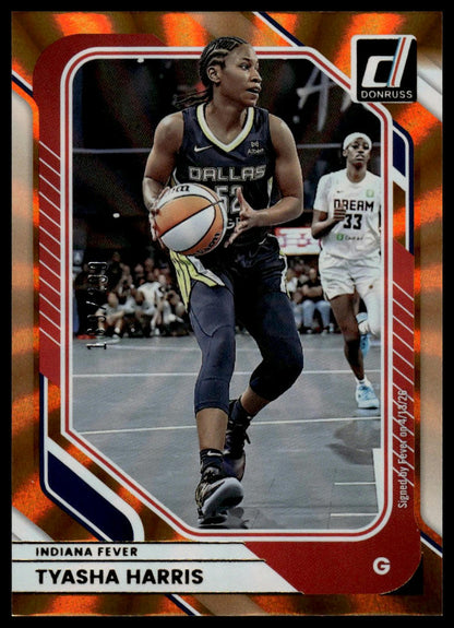 2026 Panini WNBA Donruss Tyasha Harris Orange Laser #/299