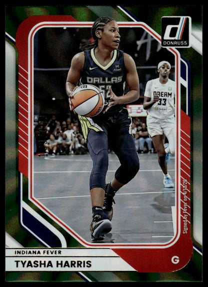 2026 Panini WNBA Donruss Tyasha Harris Green Laser #/399