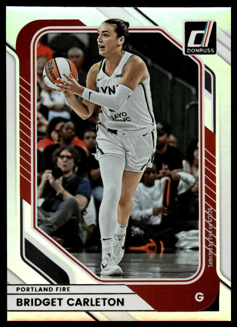 2026 Panini WNBA Donruss Bridget Carleton Silver Holo