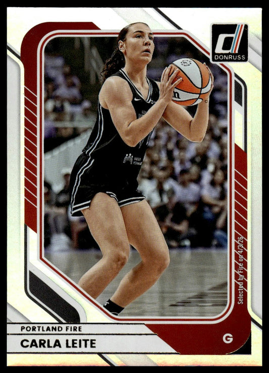 2026 Panini WNBA Donruss Carla Leite Silver Holo