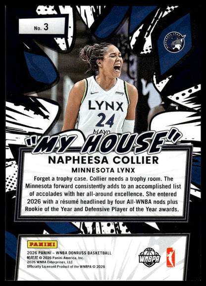 2026 Panini WNBA Donruss Napheesa Collier My House