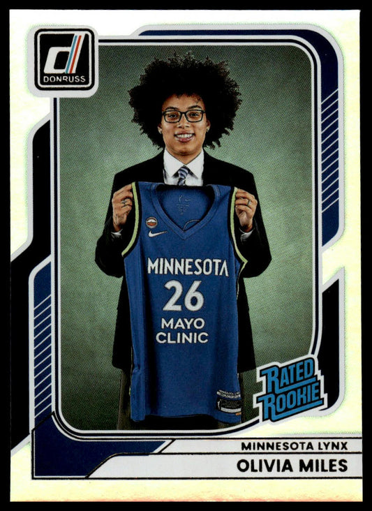 2026 Panini WNBA Donruss Olivia Miles Silver Holo