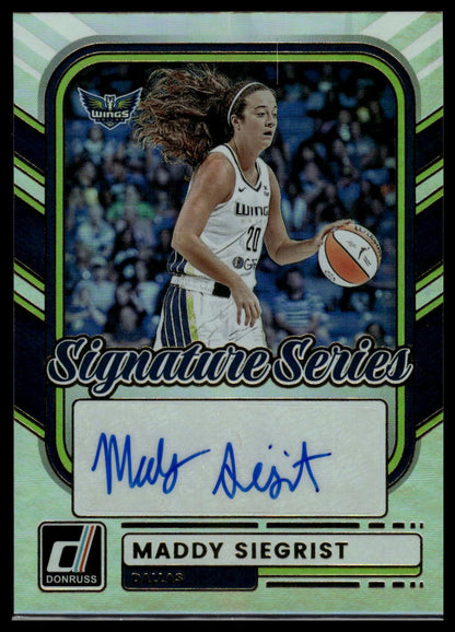 2026 Panini WNBA Donruss Maddy Siegrist Signature Series