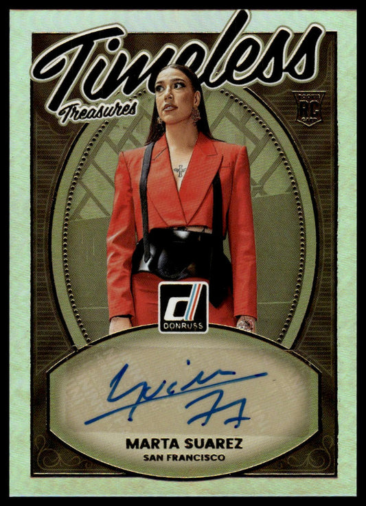 2026 Panini WNBA Donruss Marta Suarez Timeless Treasures Auto