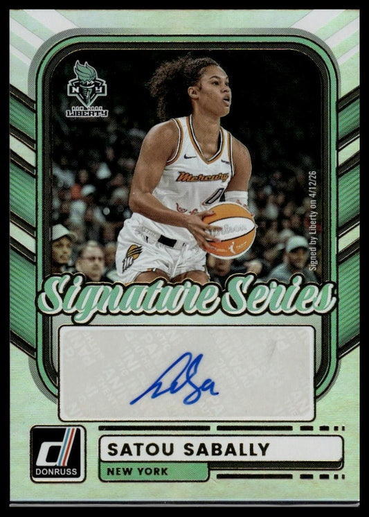 2026 Panini WNBA Donruss Satou Sabally Signature Series