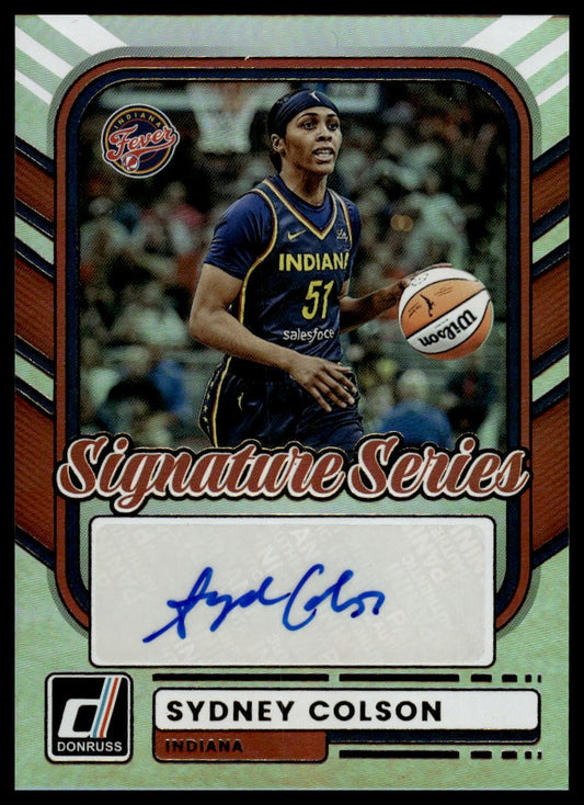 2026 Panini WNBA Donruss Sydney Colson Signature Series