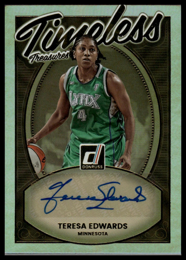 2026 Panini WNBA Donruss Teresa Edwards Timeless Treasures AUTO