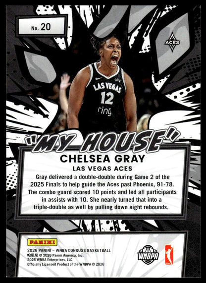 2026 Panini WNBA Donruss Chelsea Gray My House