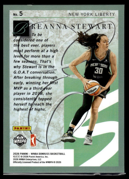 2026 Panini WNBA Donruss Breanna Stewart Elite Series