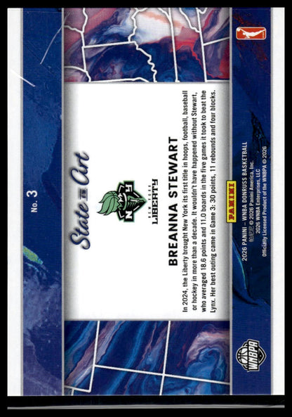 2026 Panini WNBA Donruss Breanna Stewart Holo State of the Art