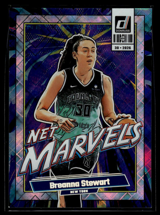 2026 Panini WNBA Donruss #3 Breanna Stewart Diamond Net Marvels