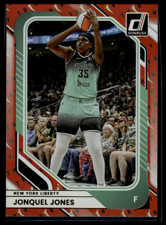 2026 Panini WNBA Donruss Jonquel Jones WNBA Thirty Logo #/30