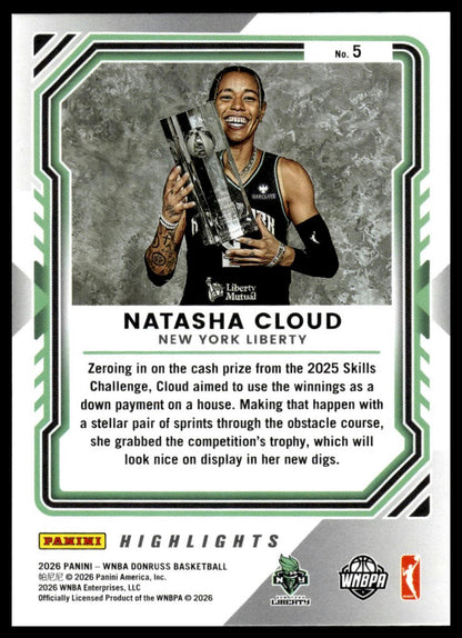 2026 Panini WNBA Donruss Natasha Cloud Highlights #5