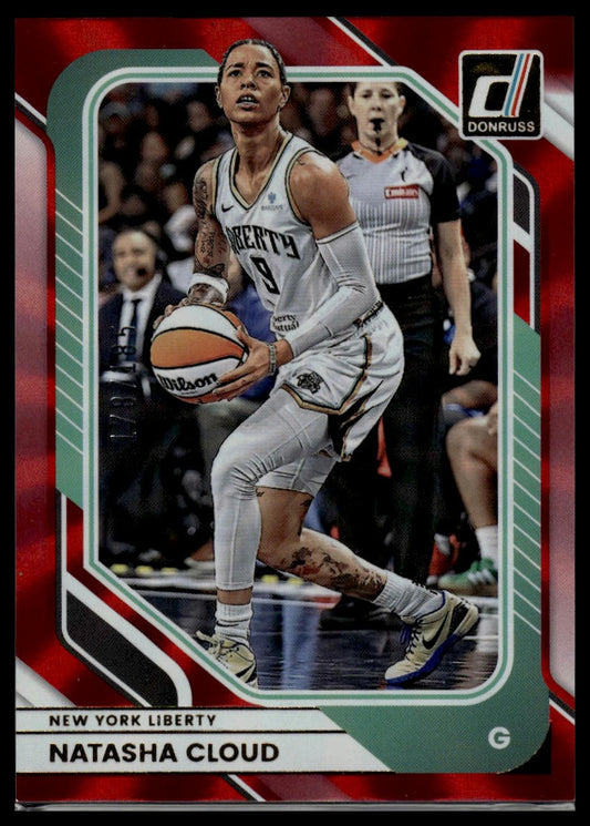 2026 Panini WNBA Donruss Natasha Cloud Red Laser #/185