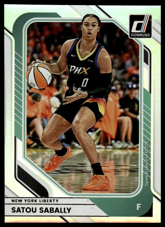 2026 Panini WNBA Donruss Satou Sabally Silver Holo