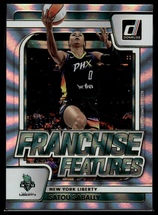 2026 Panini WNBA Donruss Satou Sabally Holo Laser Franchise Features #/99