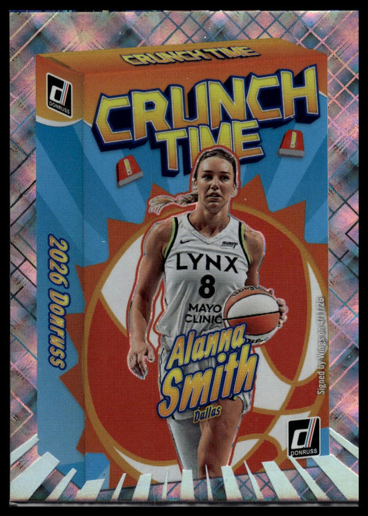 2026 Panini WNBA Donruss Alanna Smith Diamond Crunch Time