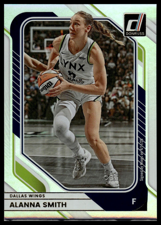 2026 Panini WNBA Donruss Alanna Smith Silver Holo
