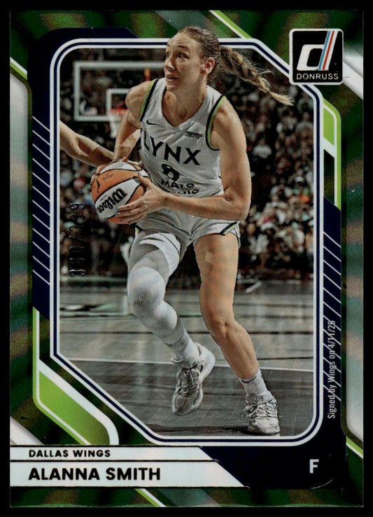2026 Panini WNBA Donruss Alanna Smith Green Laser #/399