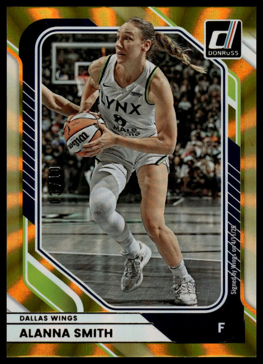 2026 Panini WNBA Donruss Alanna Smith Gold Laser #/10