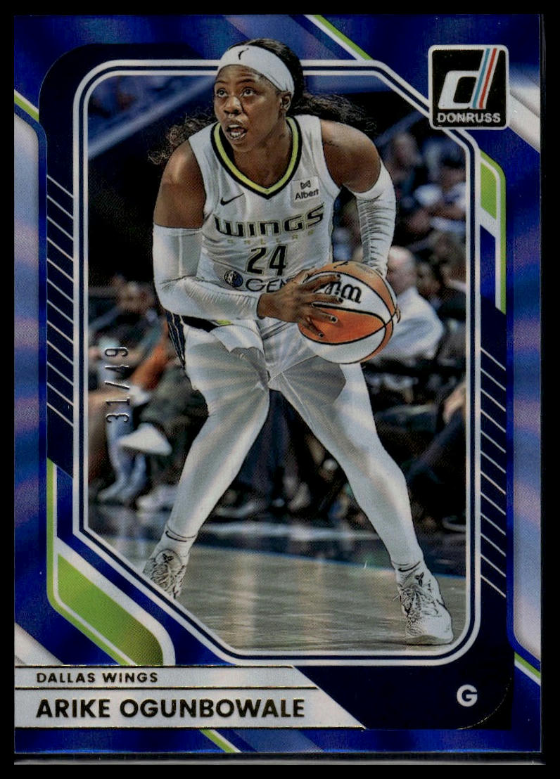 2026 Panini WNBA Donruss Arike Ogunbowale Blue Laser #/49