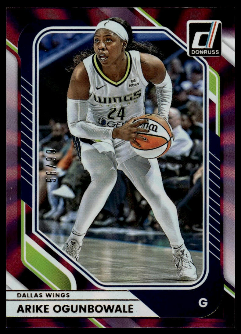 2026 Panini WNBA Donruss Arike Ogunbowale Purple Laser #/99