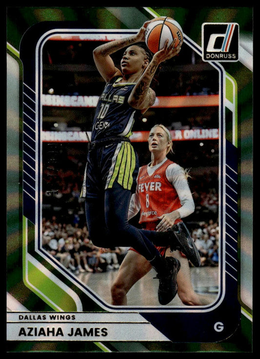 2026 Panini WNBA Donruss Aziaha James Green Laser #/399