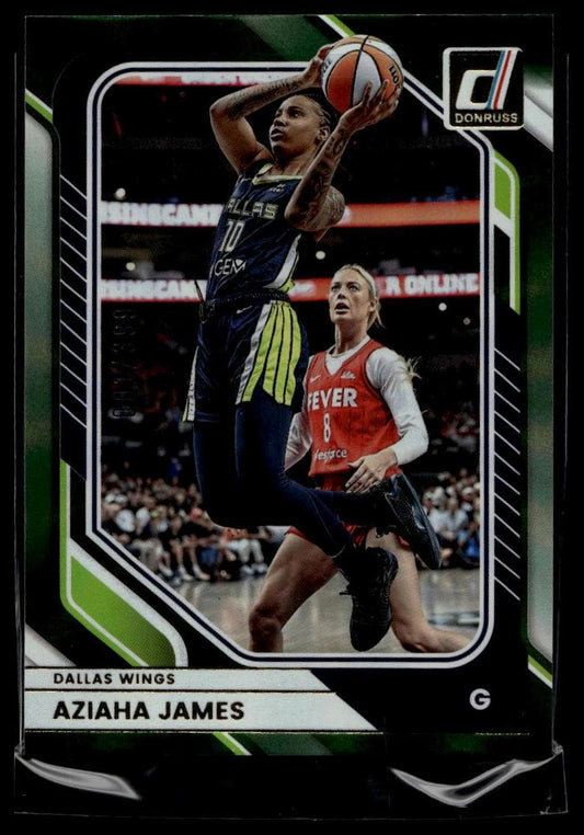 2026 Panini WNBA Donruss Aziaha James Green Laser #/399