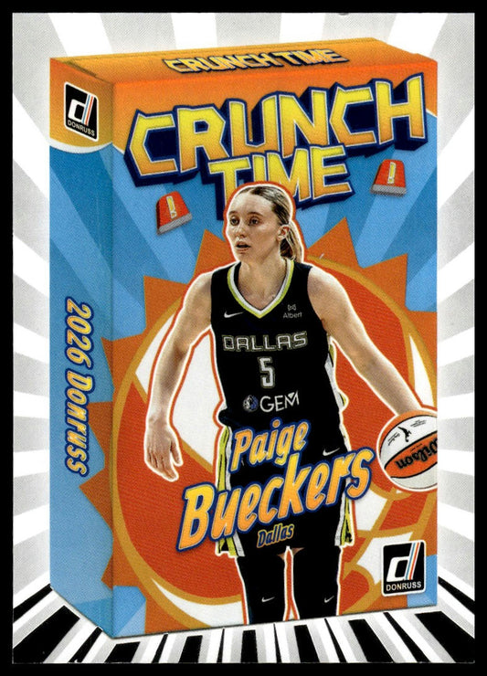 2026 Panini WNBA Donruss Paige Bueckers Crunch Time