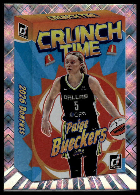 2026 Panini WNBA Donruss Paige Bueckers Diamond Crunch Time