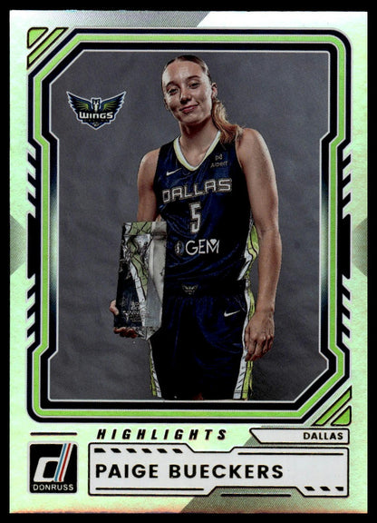 2026 Panini WNBA Donruss Paige Bueckers Highlights #9