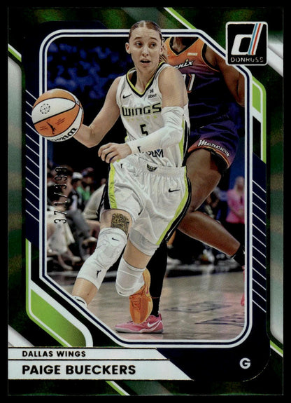 2026 Panini WNBA Donruss Paige Bueckers Green Laser #/399