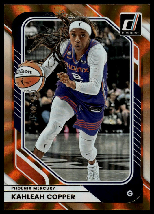 2026 Panini WNBA Donruss Kahleah Copper Orange Laser #/299