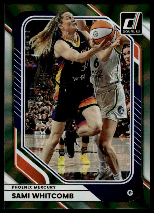 2026 Panini WNBA Donruss Sami Whitcomb Green Laser #/399