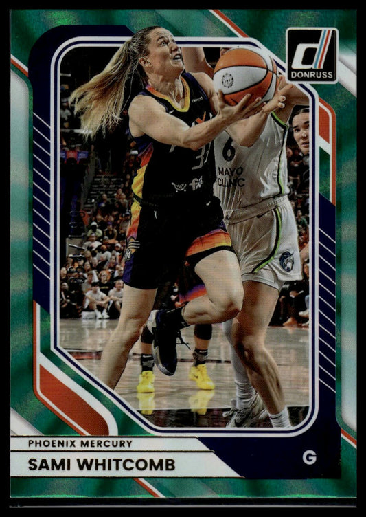 2026 Panini WNBA Donruss Sami Whitcomb Teal Laser #/199